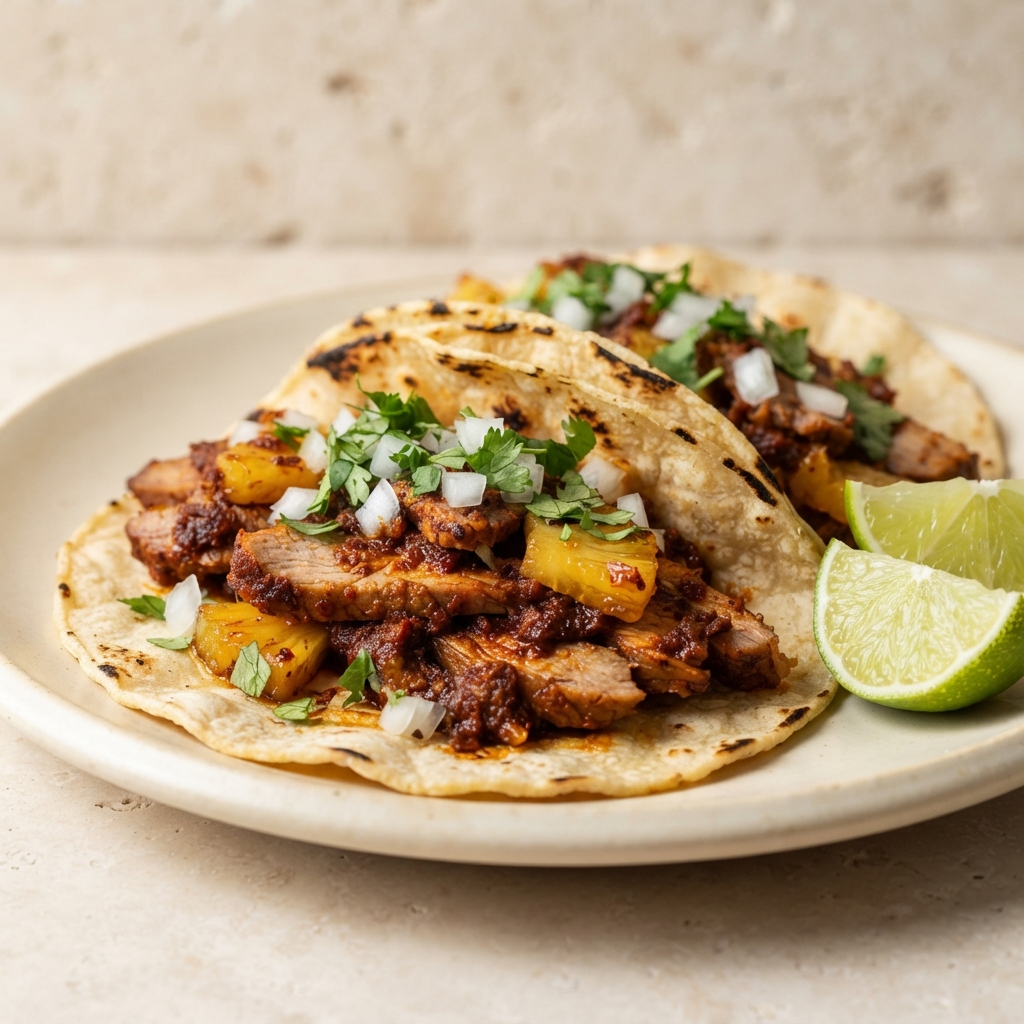 Pineapple Pork Tacos al Pastor