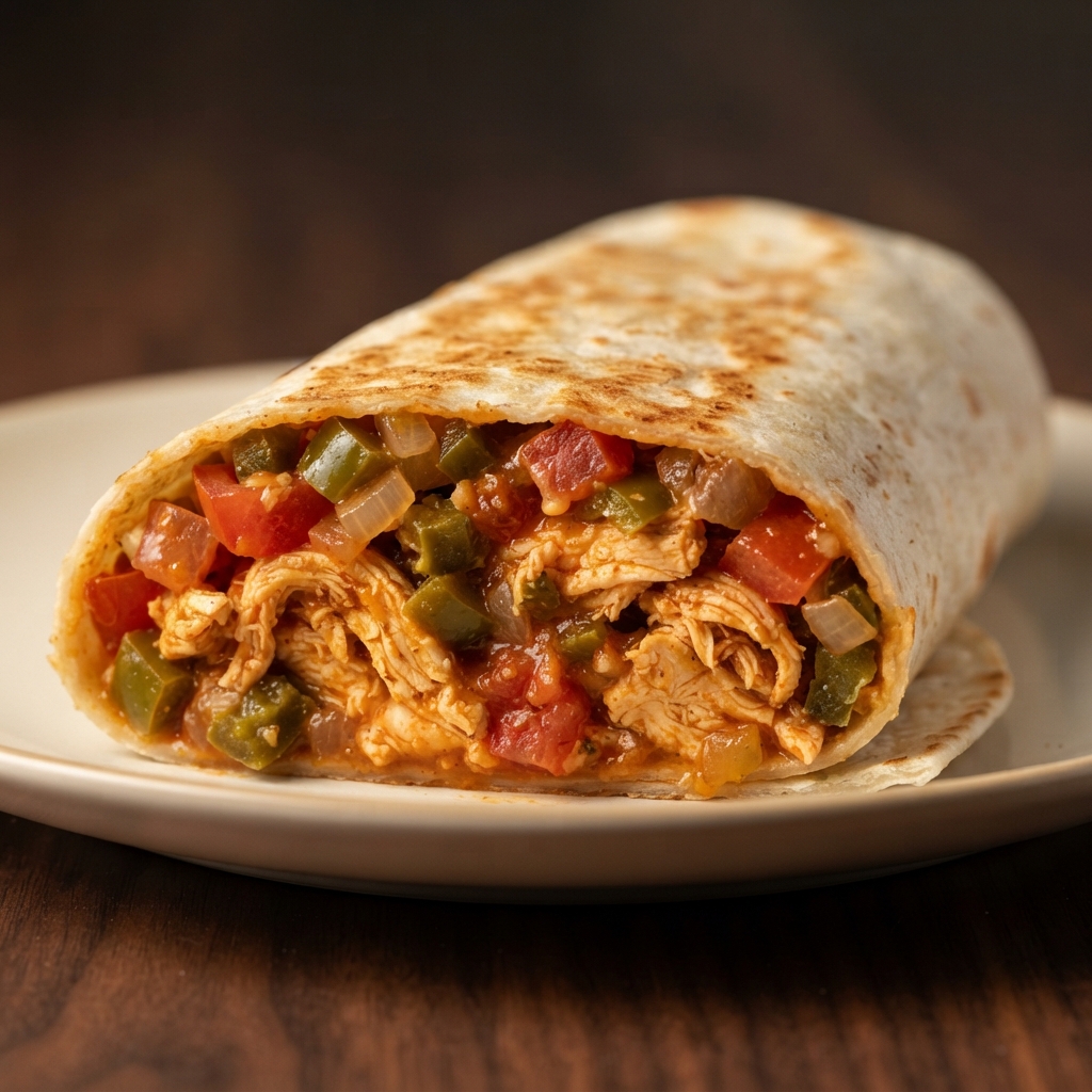 Tasty Chicken Burrito Wraps
