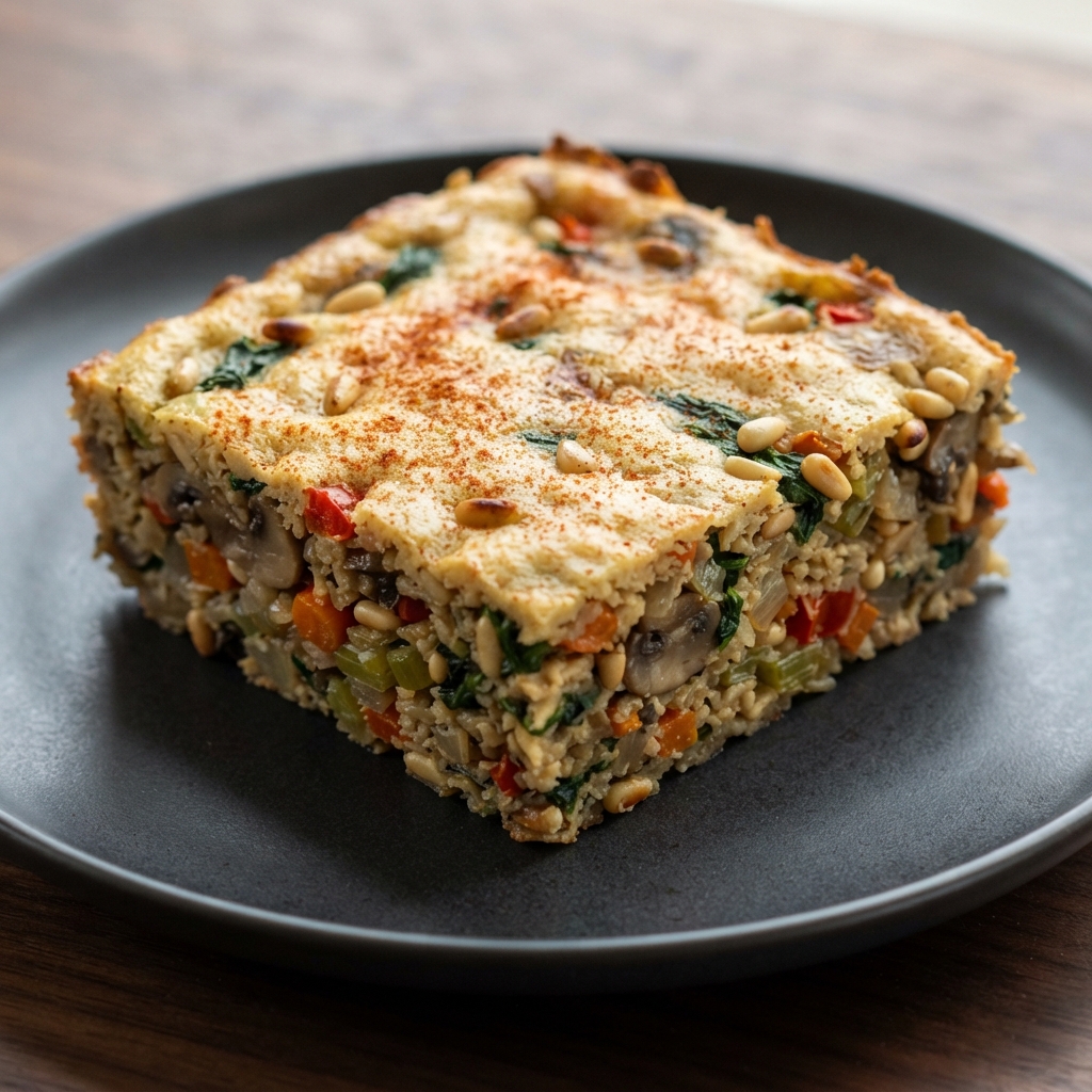 Farfel and Vegetable Kugel Bake