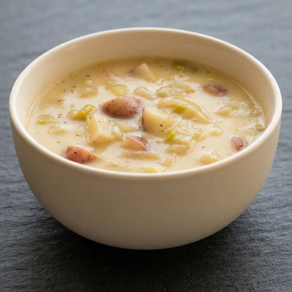 Hearty Leek and Red Potato Soup