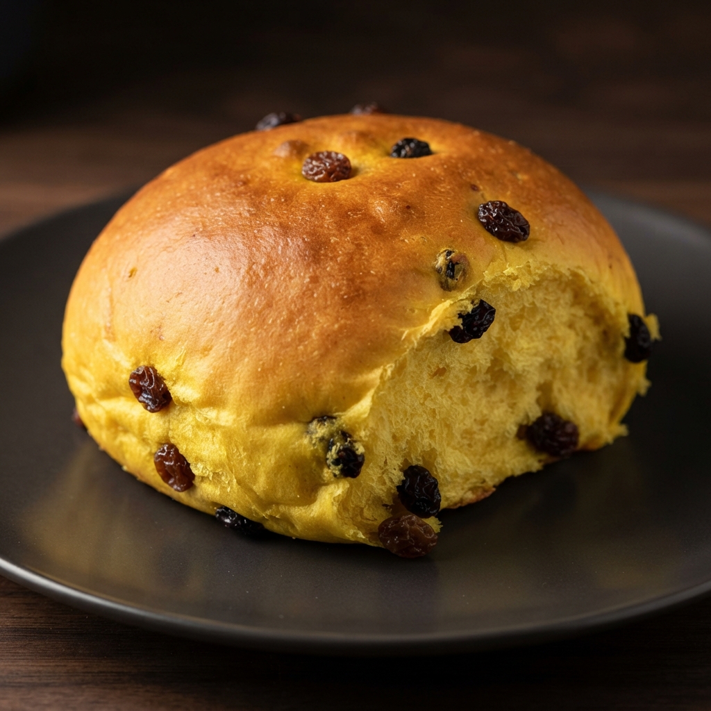 Golden Saffron Breakfast Buns
