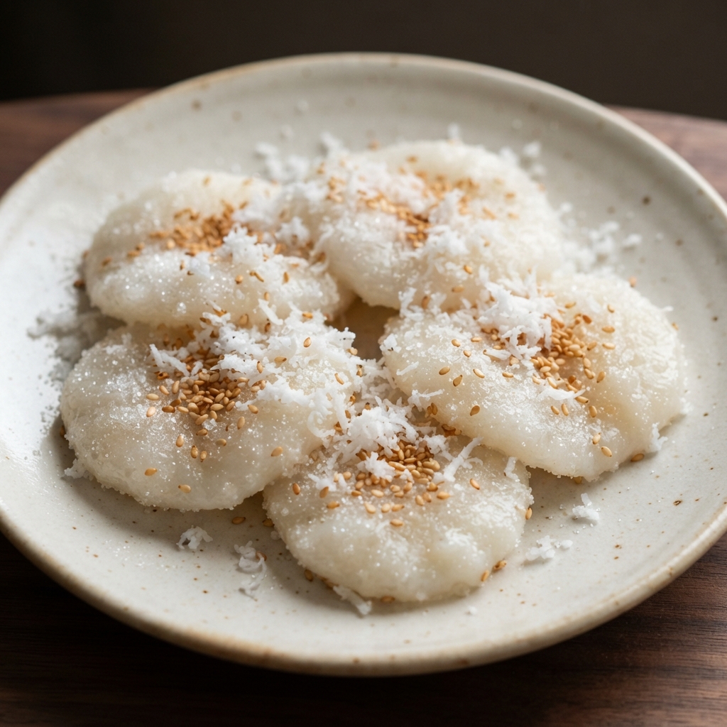 Palitaw (Filipino Sweet Rice Cakes)
