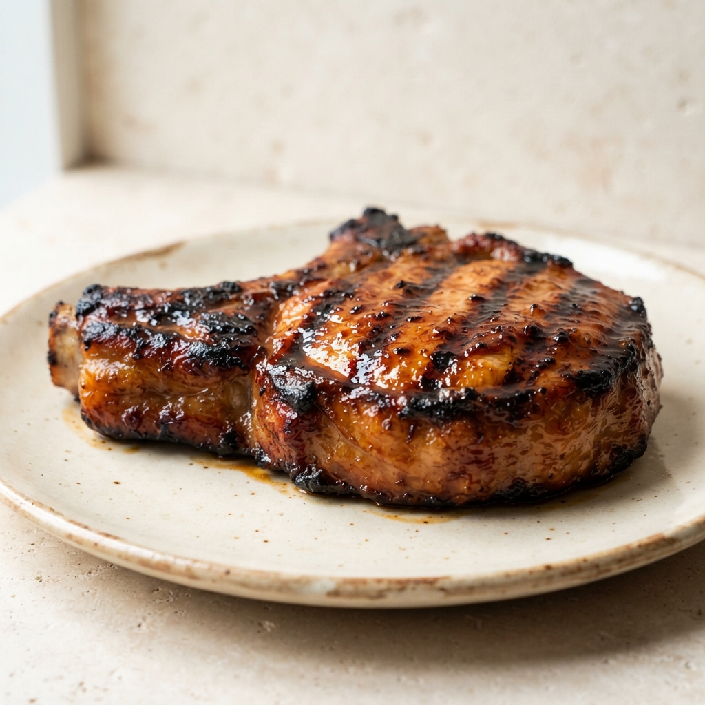 Root Beer-Glazed Pork Chops