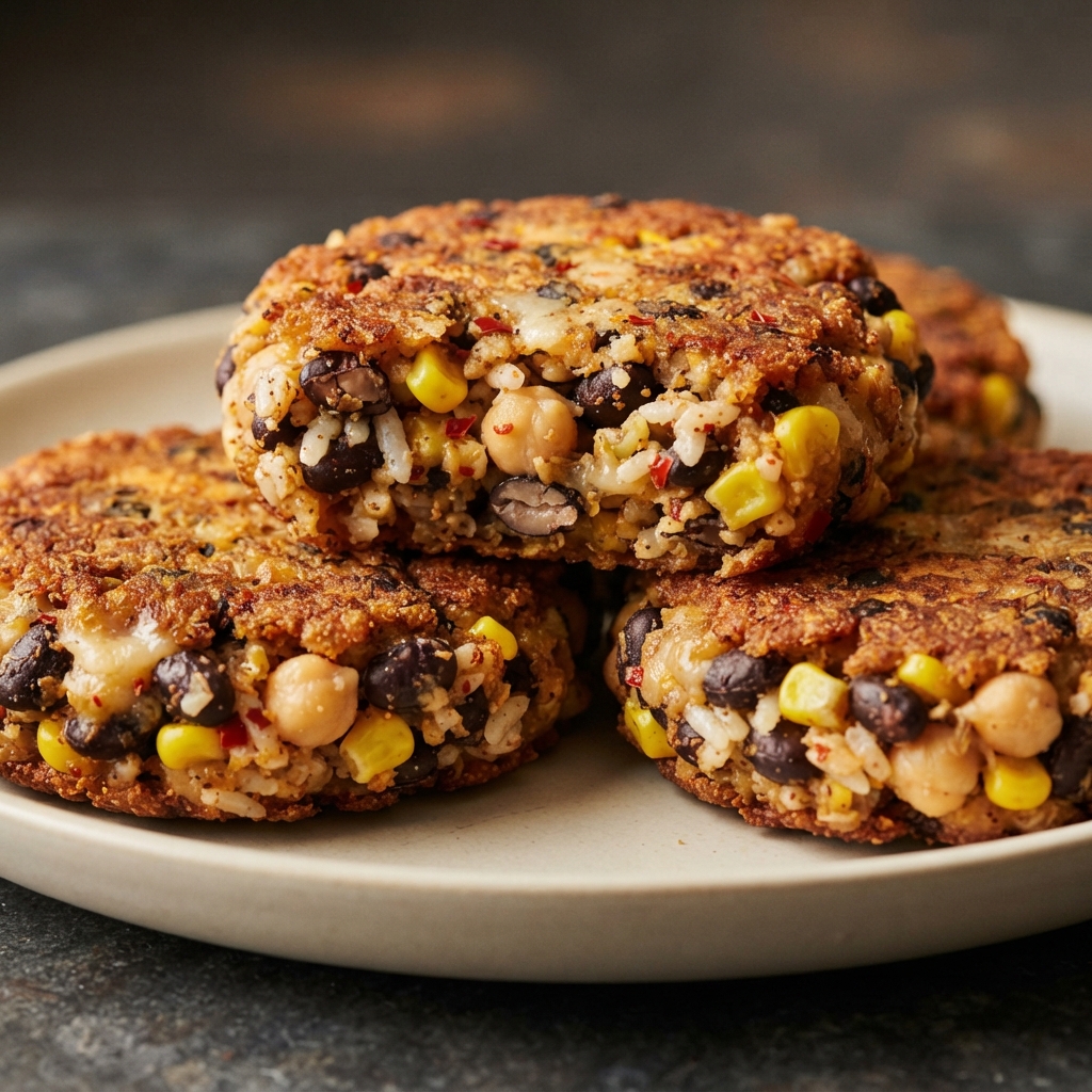 South-of-the-Border Veggie Burger Patties