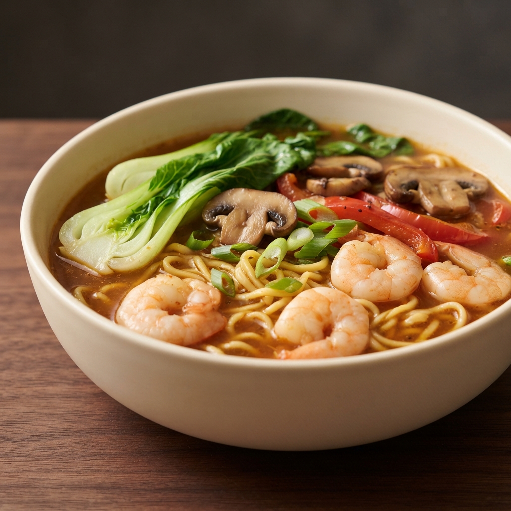 Chili Heat Shrimp Ramen Bowls