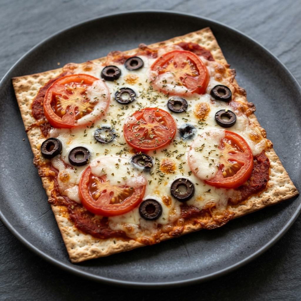 Kids’ Passover Matzo Pizza