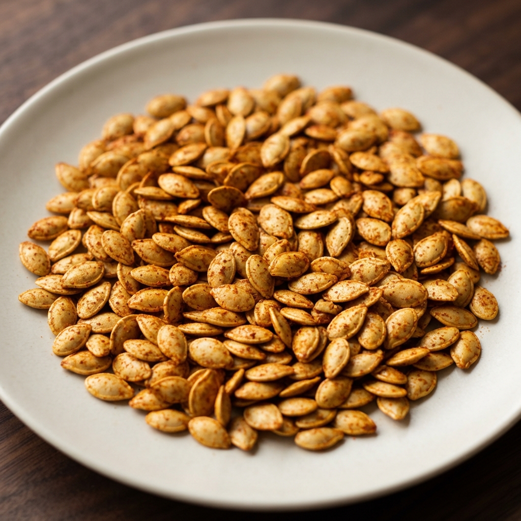Toasty Garlic-Paprika Pumpkin Seeds