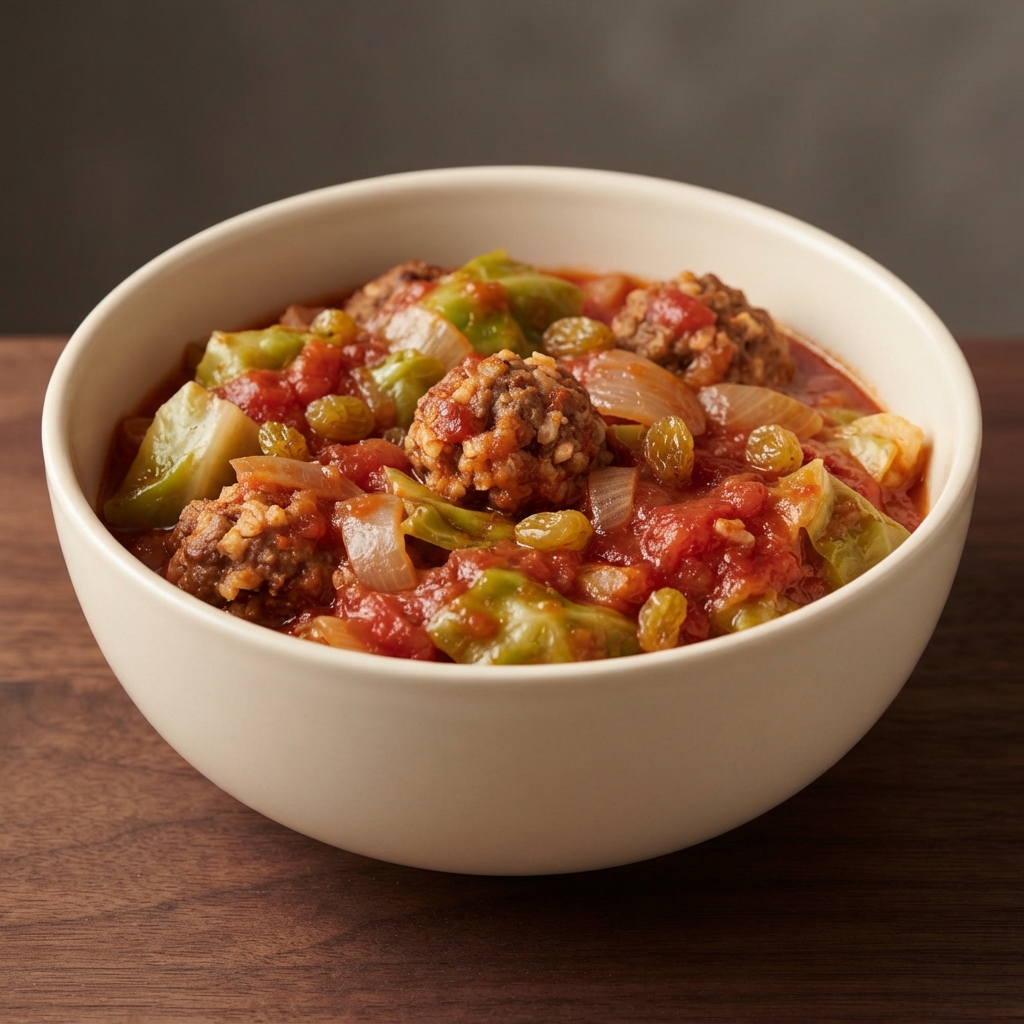 Grandma Elaine's Deconstructed Cabbage Roll Stew
