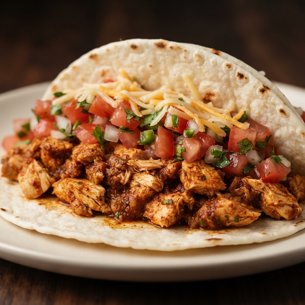 Steve's Rotisserie Chicken Soft Tacos