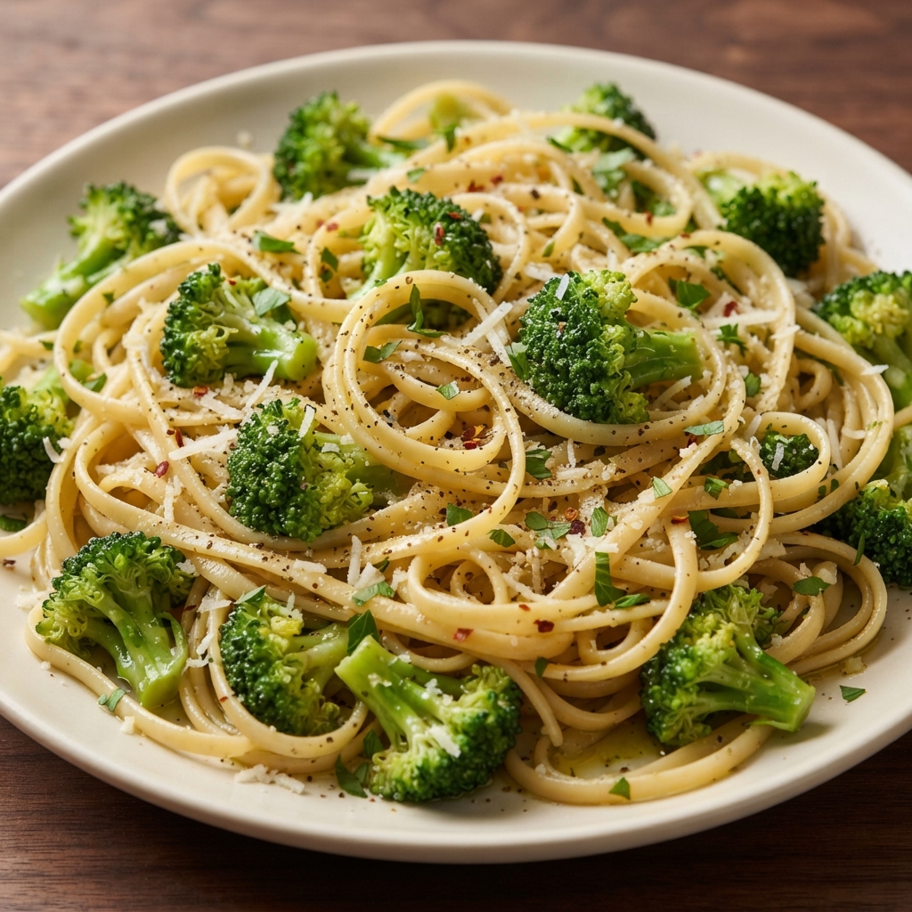 Linguine and Broccoli Pasta Salad