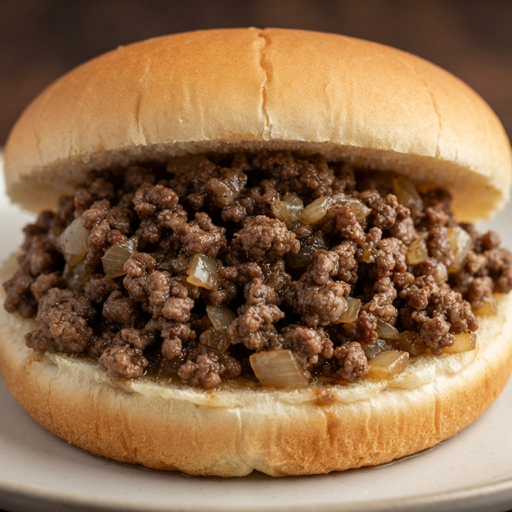 Restaurant-Style Loose Meat Sandwiches on Buns