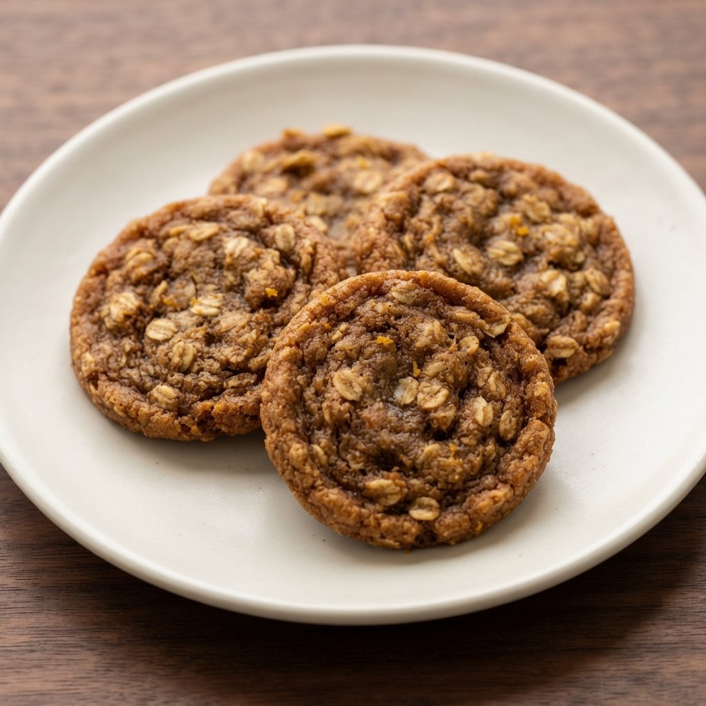 Chilled Oatmeal Slice-and-Bake Cookies