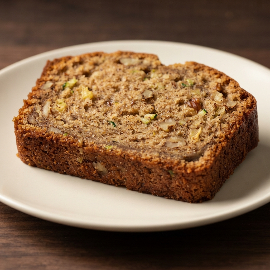Zucchini Bread with Flax Seed