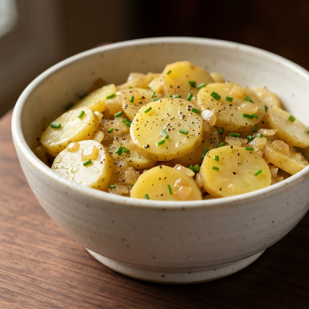 Classic Warm German Potato Salad