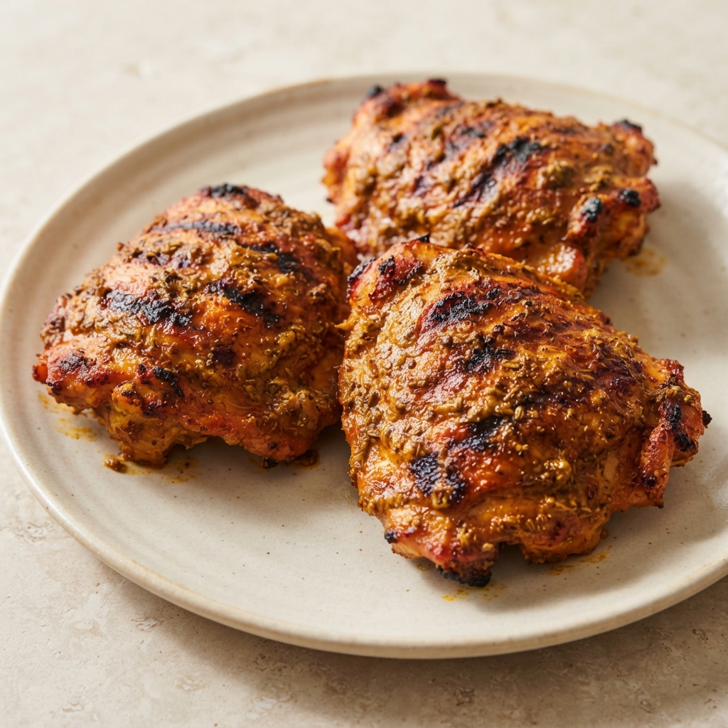 Grilled Tandoori Chicken Thighs