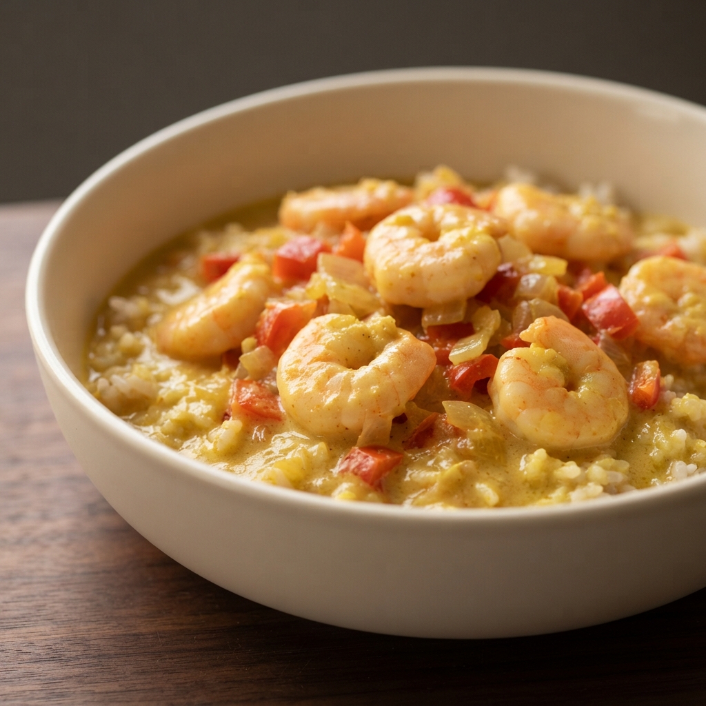 Shrimp in Creamy Coconut Curry