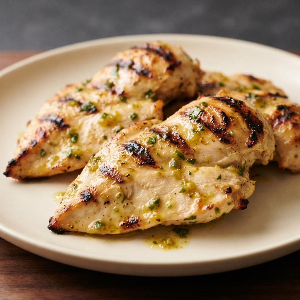 Grilled Chicken with Cilantro and Lime Marinade