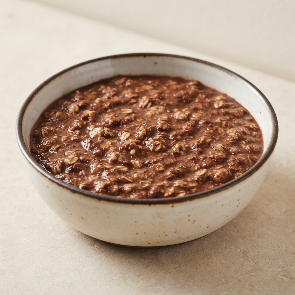 Light Chocolate-Banana Oatmeal
