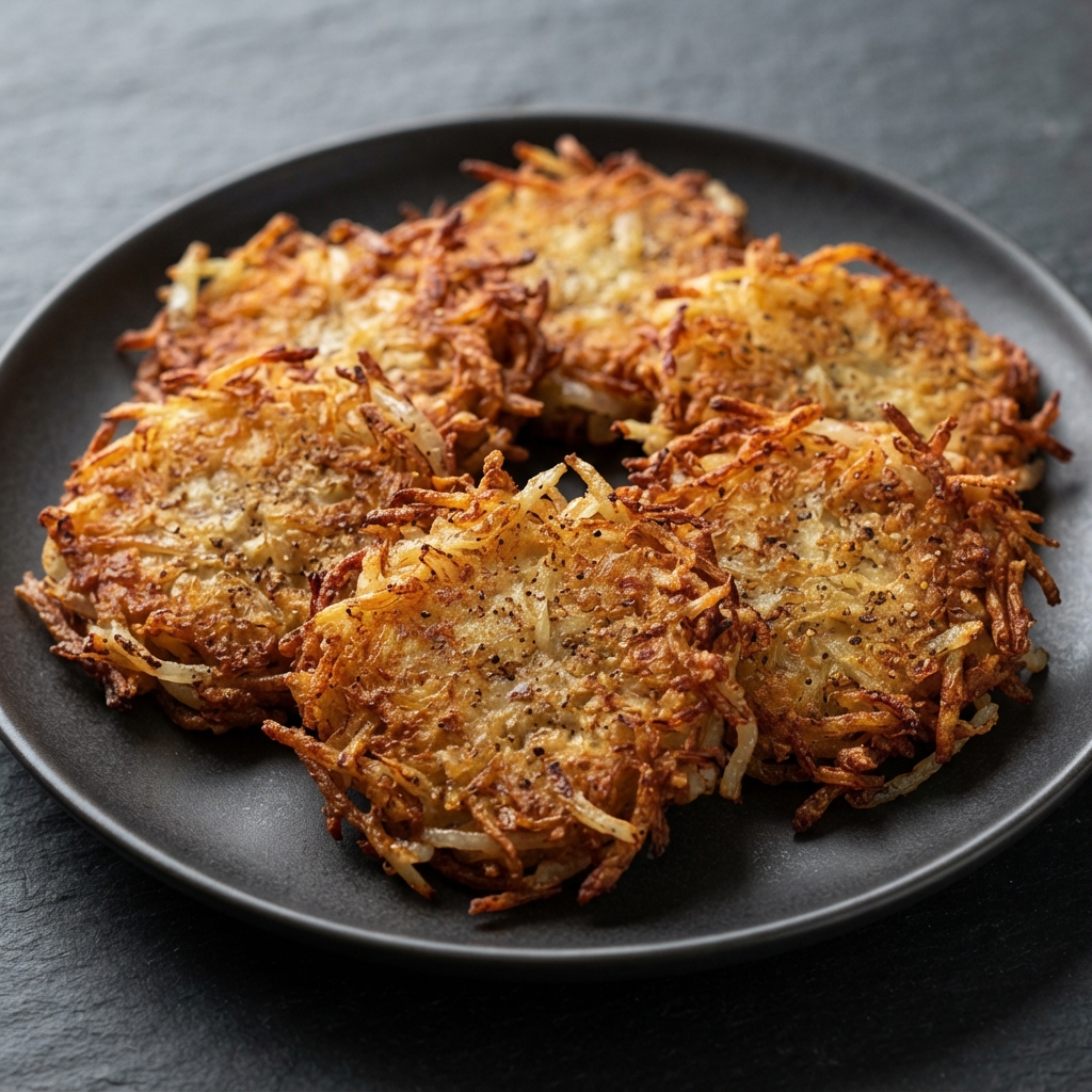 Crispy Air-Fried Potato Latkes