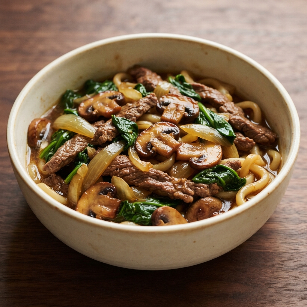 Quick Weeknight Sukiyaki-Style Beef