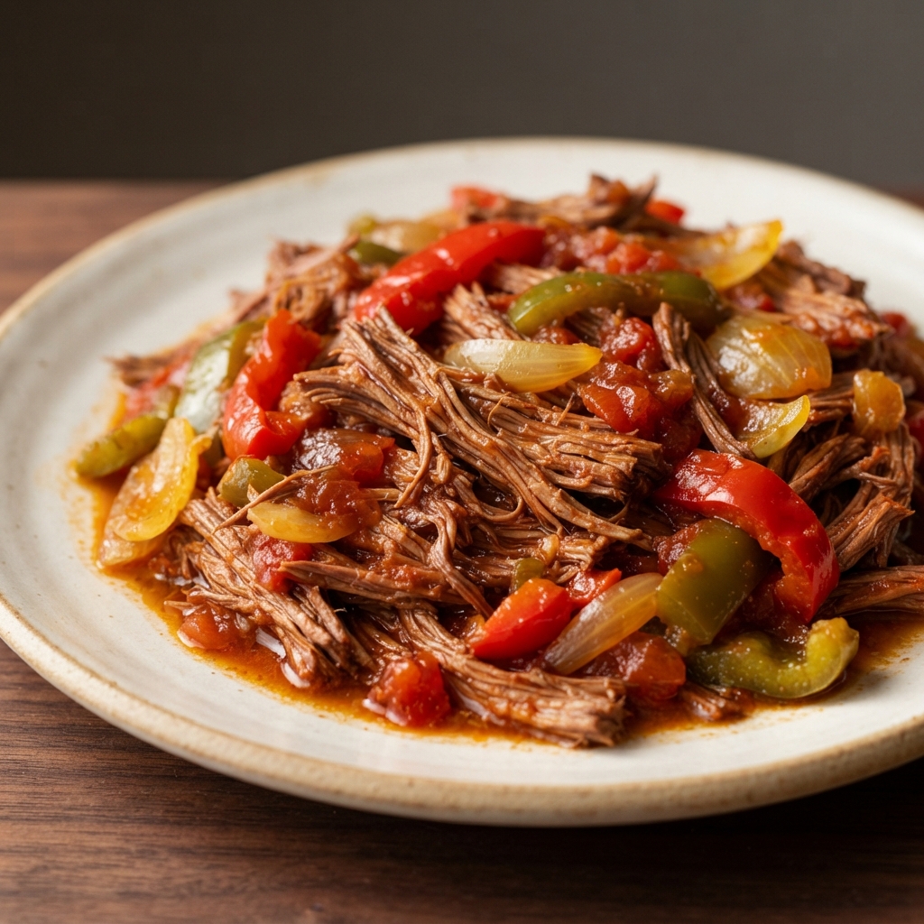 Ropa Vieja in a Slow Cooker