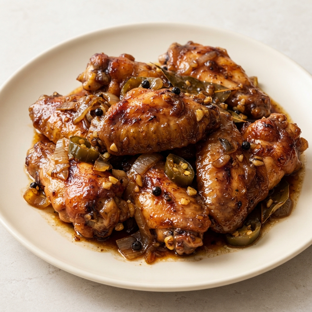 Leyley's Fiery Chicken Adobo Wings