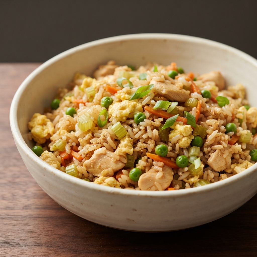 Budget Stretch Chicken Fried Rice