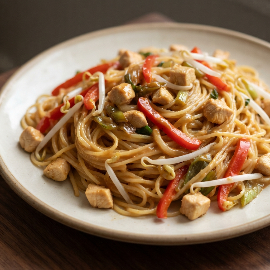 Pasta With Peanut Sauce