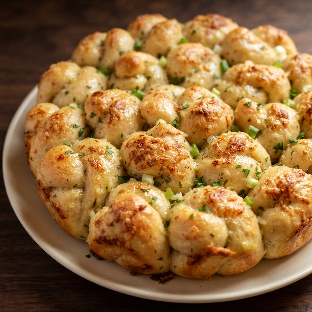 Pull-Apart Garlic Knot Bread