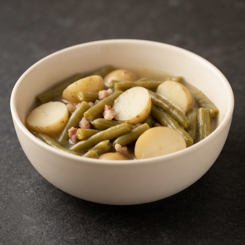 Slow Cooker Green Beans and Potatoes