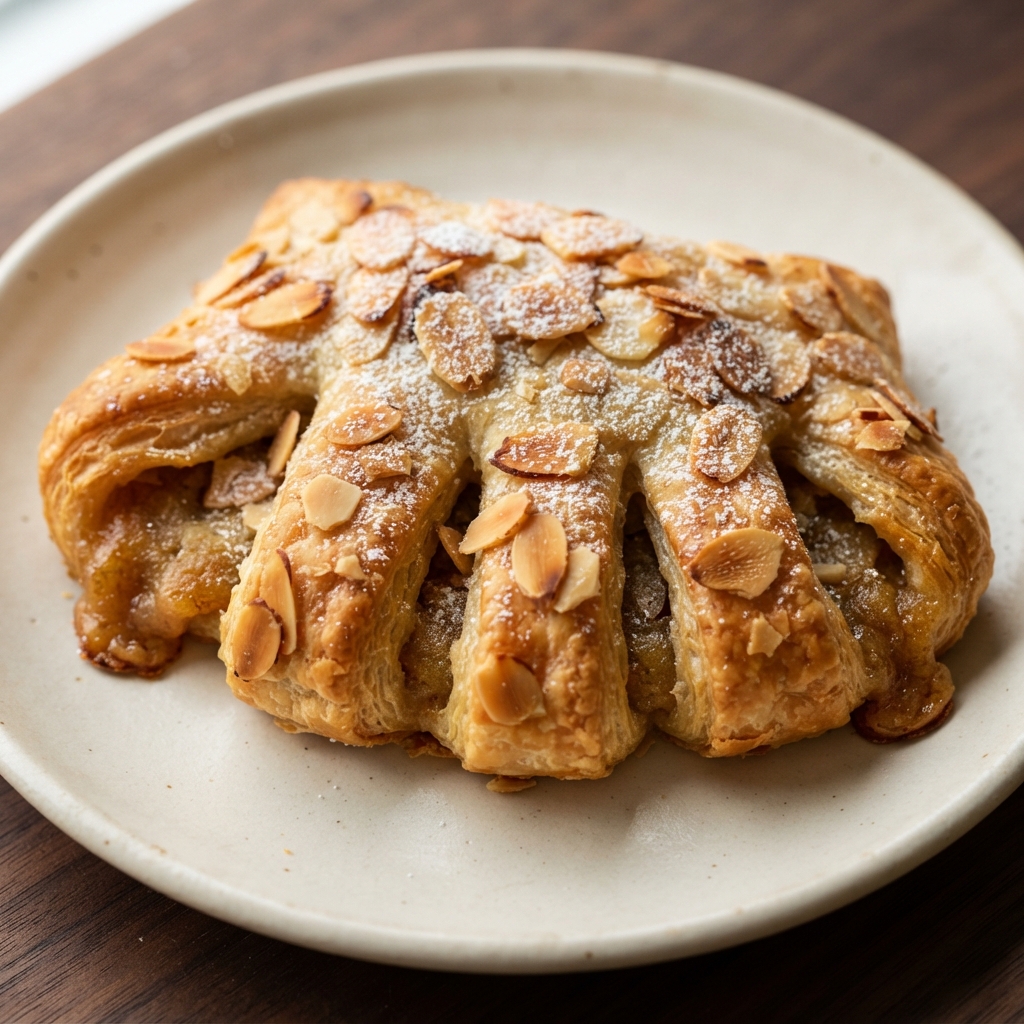 Almond Bear Claw Pastries