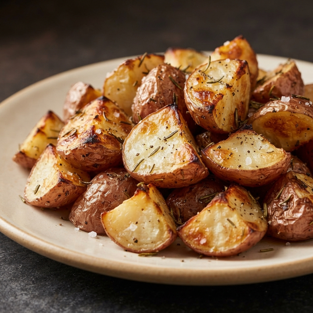 Crispy Roasted Red Potatoes with Rosemary