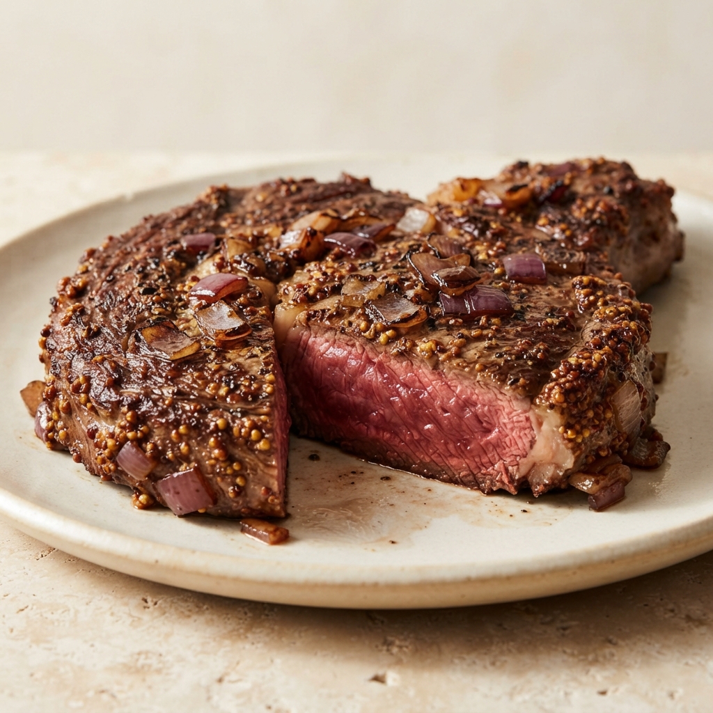 Mean Mr. Mustard Ribeye Steaks