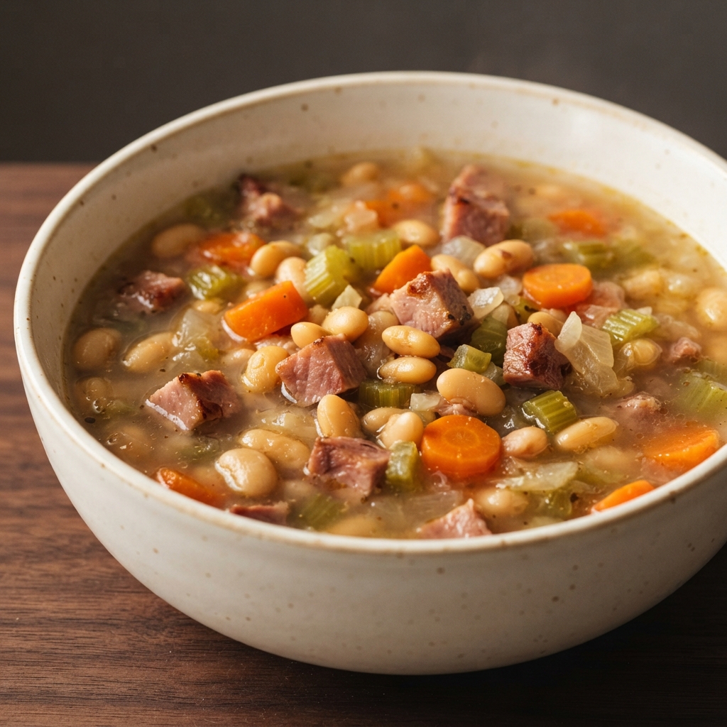 Instant Pot Ham and Bean Soup