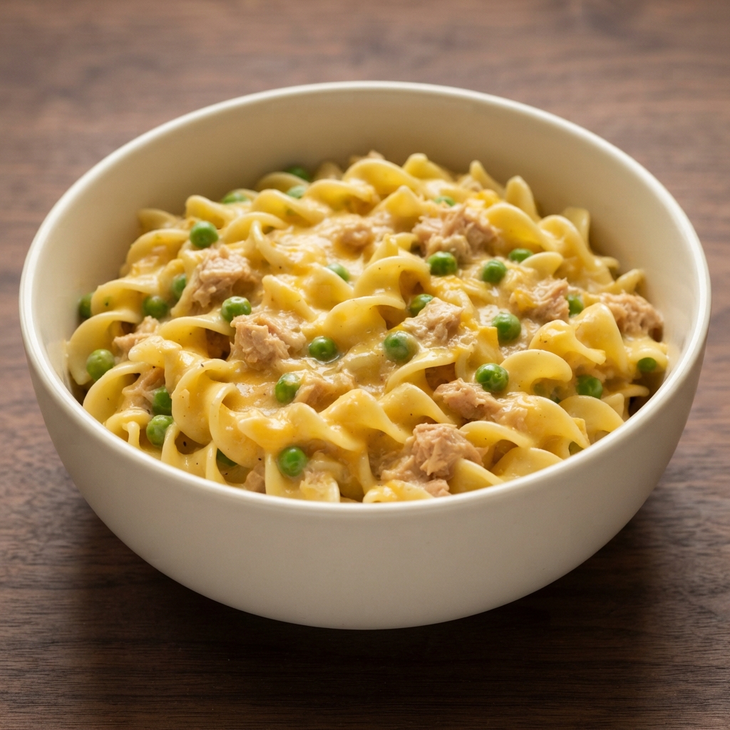 Stovetop One-Pot Tuna Noodle Casserole