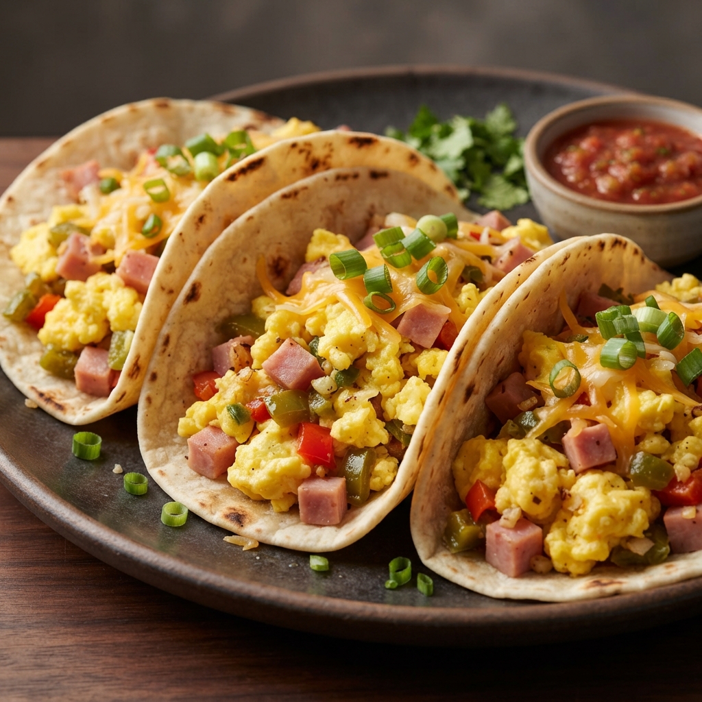 Quick Egg Breakfast Tacos