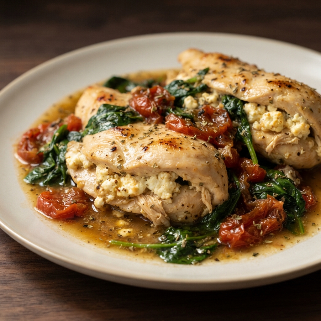 Cousin Cosmo’s Greek-Style Chicken Breasts