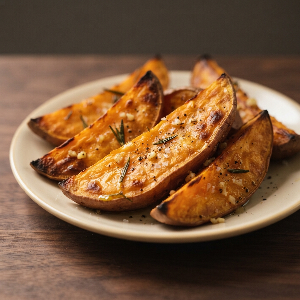 Roasted Sweet Potato Wedges