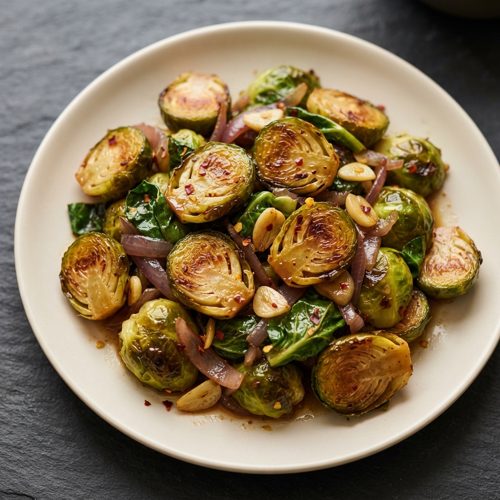 Brown-Butter Brussels Sprouts