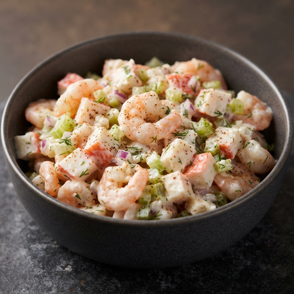 Chilled Shrimp & Crab Seafood Salad