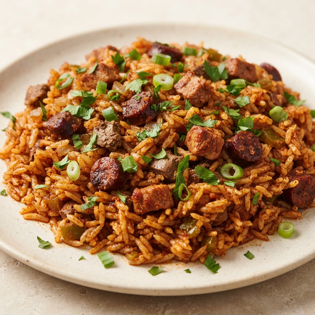 Spicy Cajun Dirty Rice