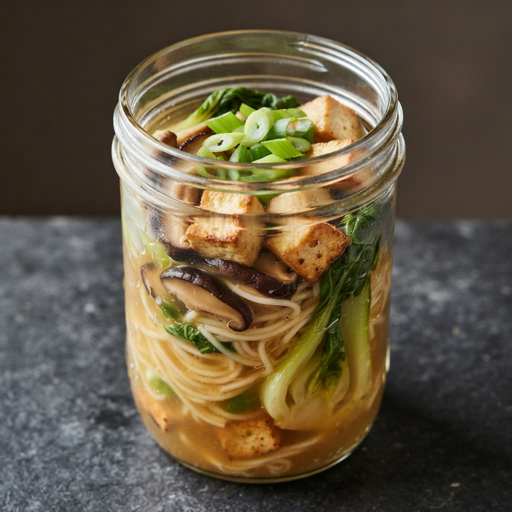 Miso Noodle Soup in a Jar