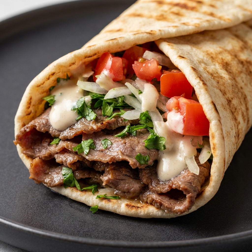 Lebanese-Style Donair Wraps