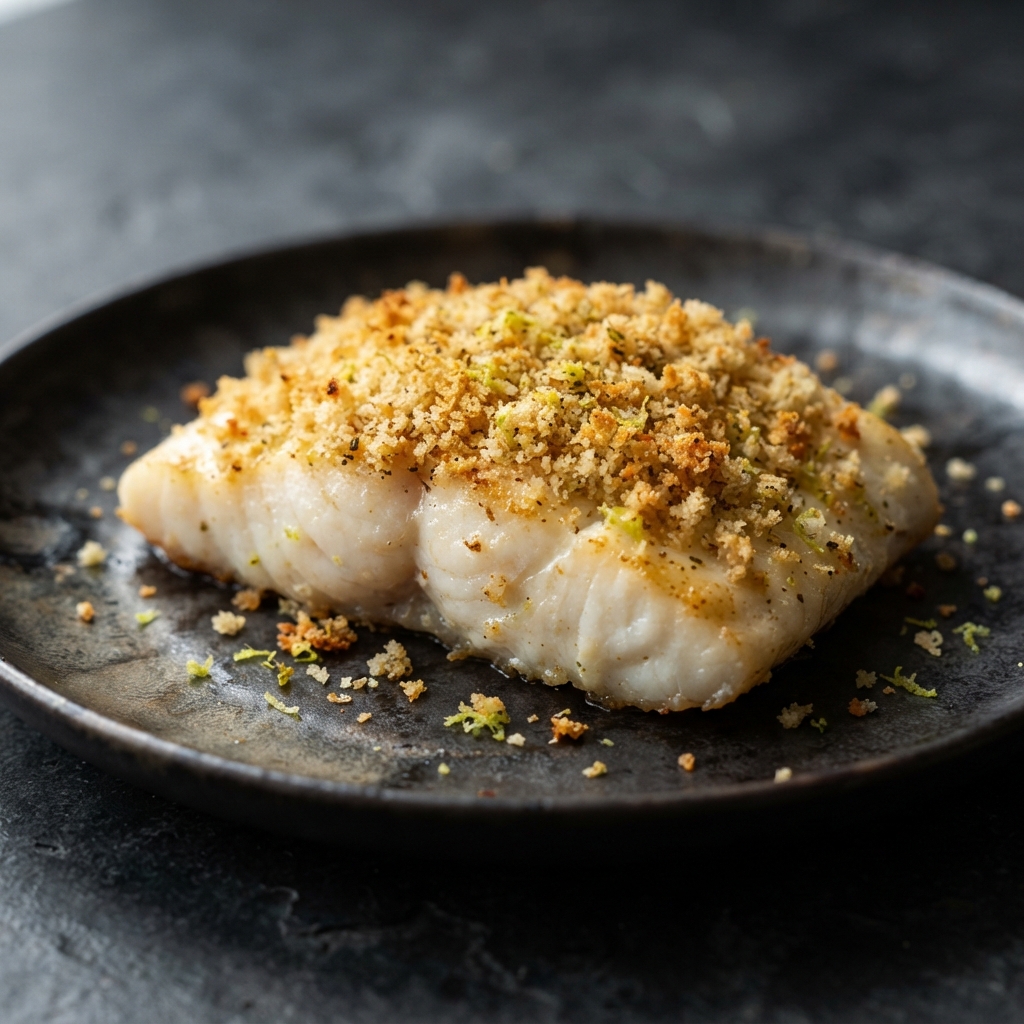 Skillet Mahi Mahi with Lemon-Garlic Gremolata Crumbs