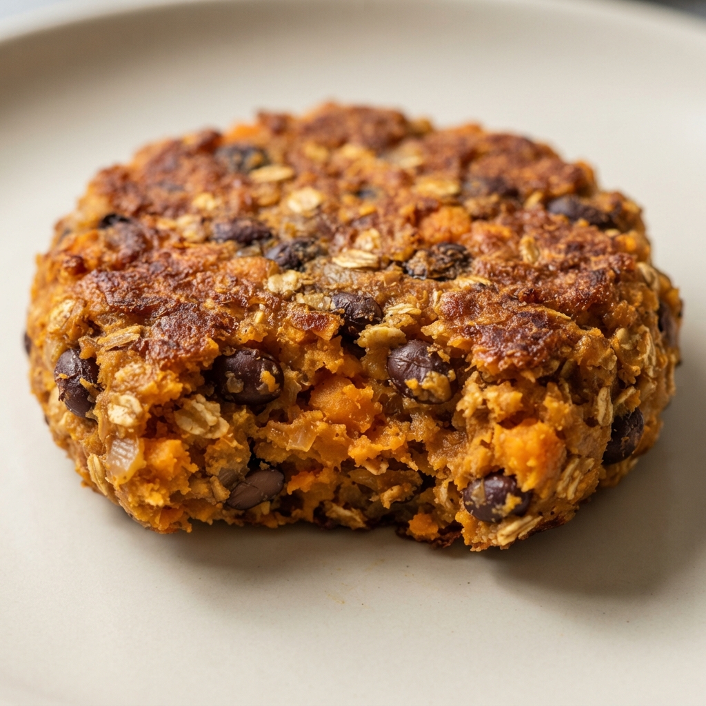 Black Bean and Sweet Potato Veggie Burgers