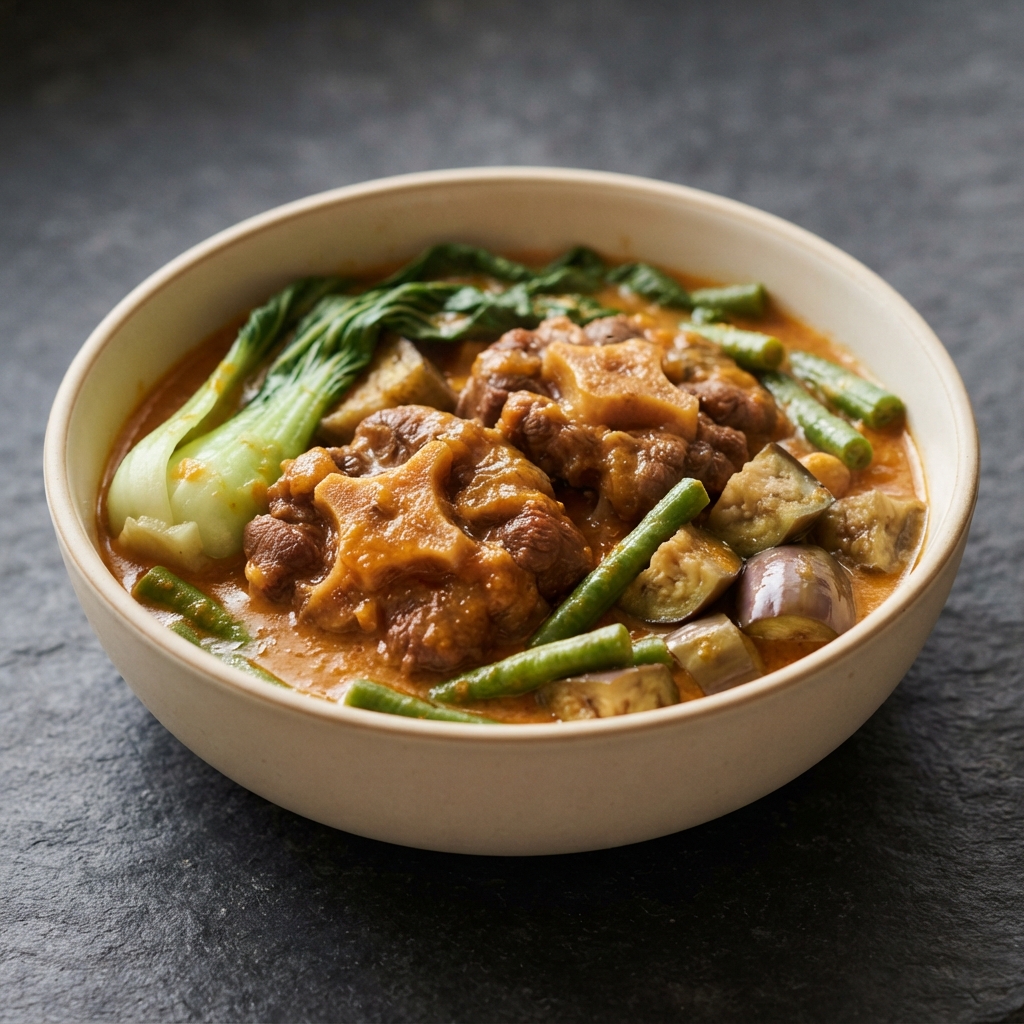 Kare-Kare Filipino Oxtail Peanut Stew