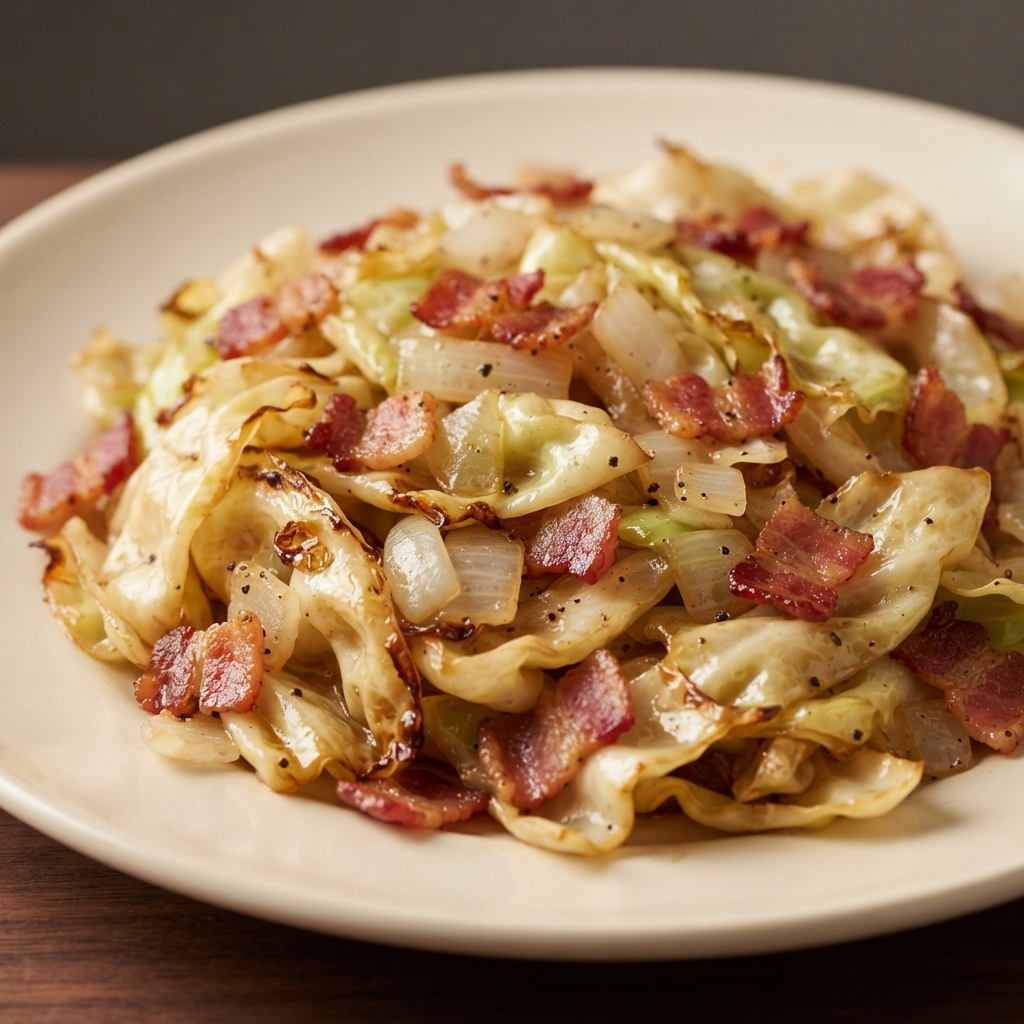 Skillet Southern Cabbage with Bacon