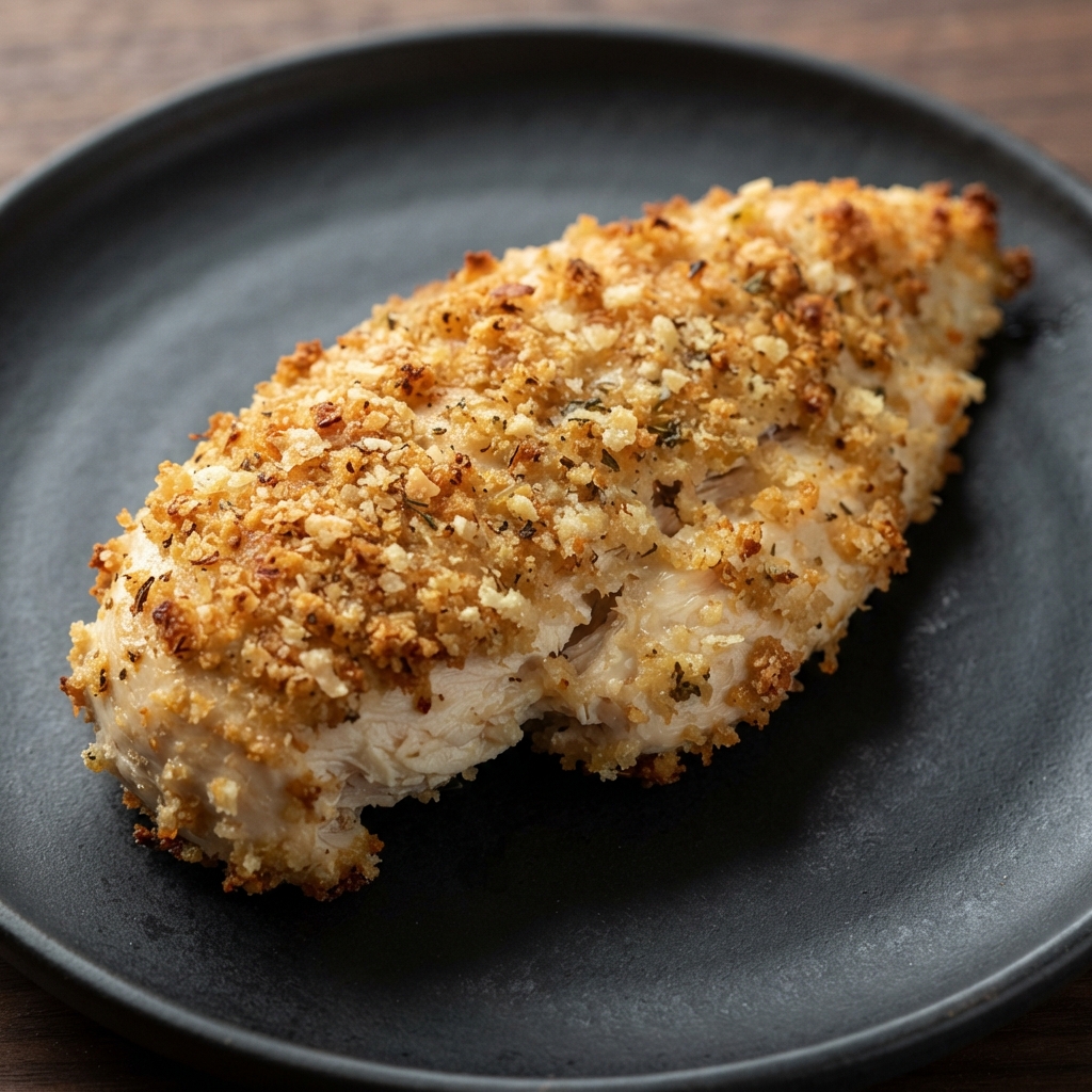 Parmesan-Crusted Garlic Chicken Breasts