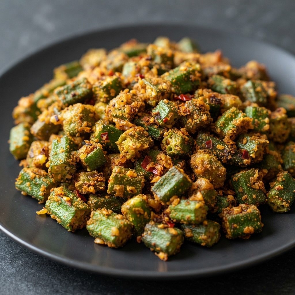 Kurkuri Bhindi (Crispy Okra) in the Air Fryer