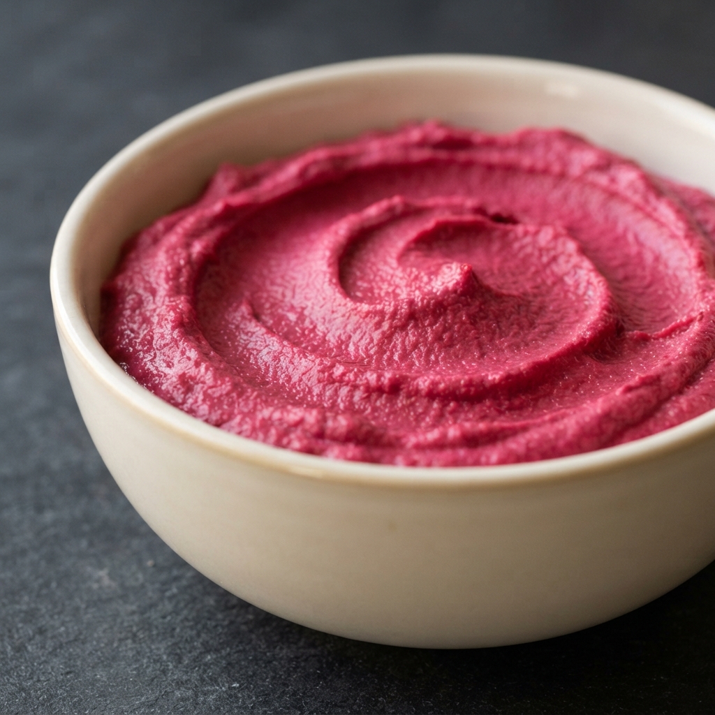 Roasted Beet Chickpea Hummus